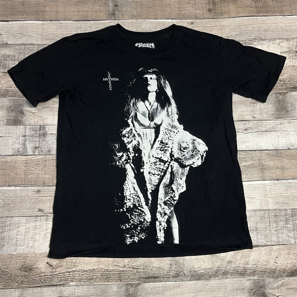 Lady Gaga Mayhem Shirt Size Small Black Pop Music Band Tee Goth Emo